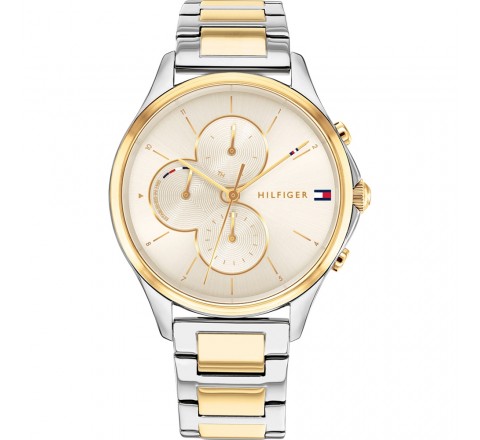RELOJ TOMMY HILFIGER 1782264 ACERO BICOLOR ESFERA CHAMPAGNE