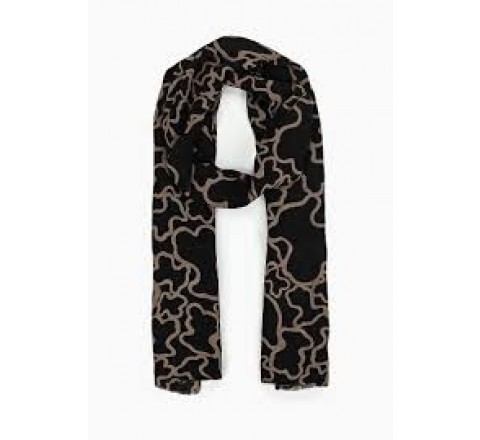 FOULARD TOUS 695920090 180X70 KAOS NEGRO