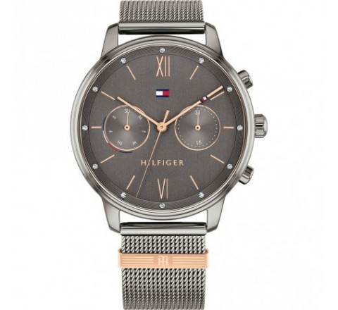 RELOJ TOMMY HILFIGER 1782304 ESTERILLA ACERO ESFERA GRIS