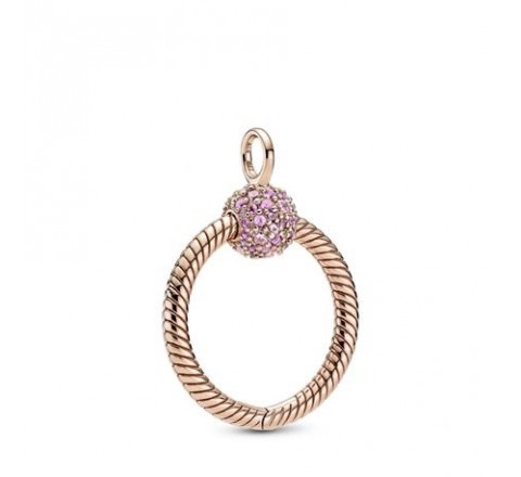 COLGANTE PANDORA 389097C01 PLATA ROSADA