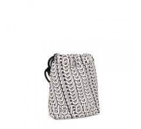 MINI BOLSO TOUS CLOUD SOFT NEGRO-BLANCO 2001853001 395901528