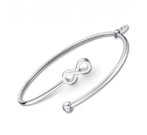 PULSERA LOTUS ACERO RIGIDA INFINITO LS2169/2/6 