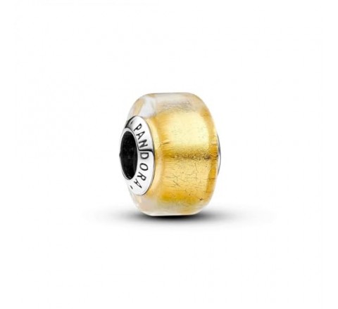 CHARM MINI CRISTAL DE MURANO DORADO 793353C00