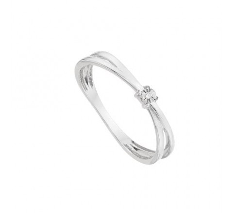 ANILLO ORO BLANCO DIAMANTE 1,30M ITEMPORALITY GRN-101-020-14