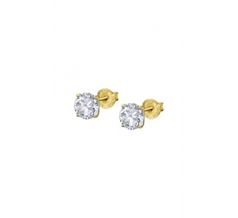 PENDIENTES LOTUS PLATA DORADO CIRCONITA GARRAS LP2005-4/5
