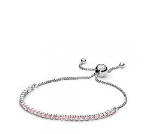 PULSERA PANDORA 590524PCZ-2 PLATA CIRCONITAS ROSAS