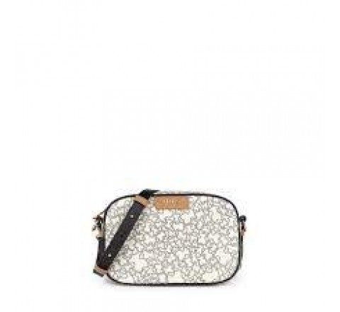 BANDOLERA TOUS 095900704 K MINI BEIGE-NEGRO