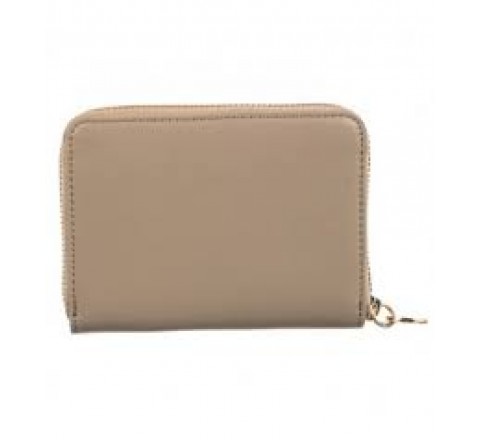 MONEDERO TOMMY HILFIGER BEIGE LOGO DORADO AW0AW14636 AEG