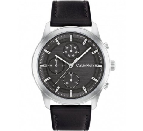 RELOJ CALVIN KLEIN CAJA 44MM ACERO CORREA NEGRA 25200211