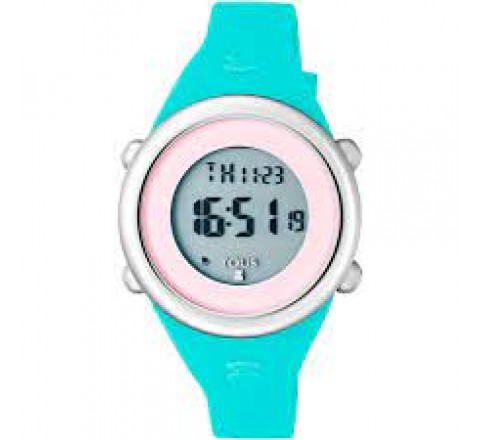 RELOJ TOUS NIñA DIGITAL CORREA COLOR MENTA 800350620