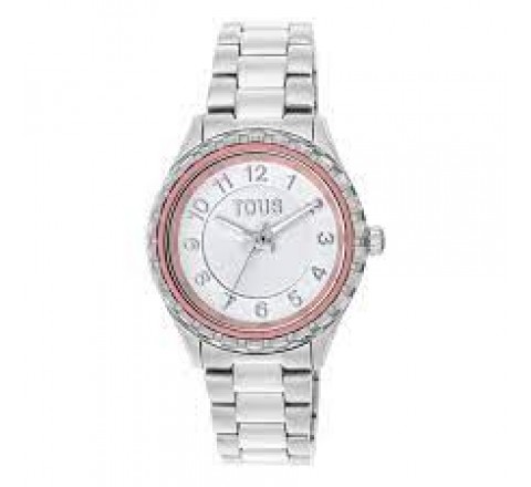 RELOJ  NIÑA CAJA Y ARMIS ACERO BISEL ROSA 200351080