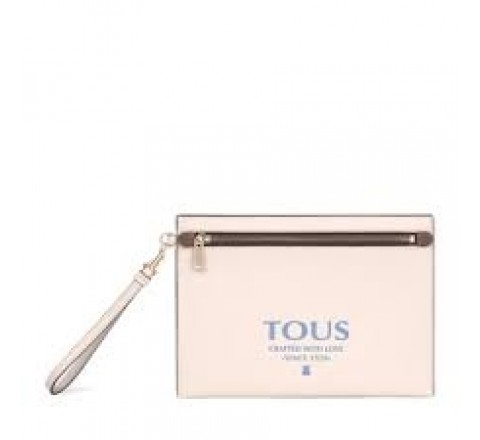 CLUTCH TOUS 095900688 T ESSENTIAL BEIGE-MARRON