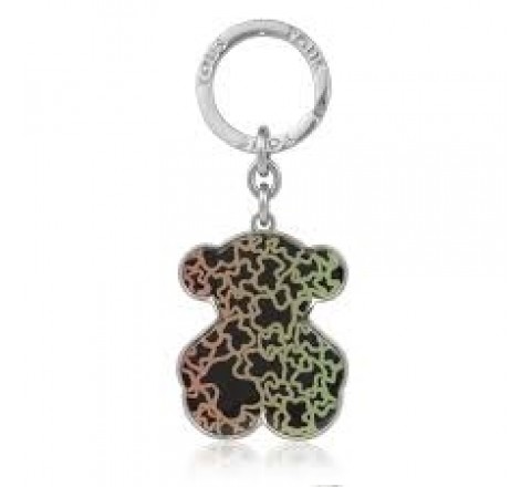 LLAVERO TOUS 095970595 OSO KAOS MINI DEGRADR? MULTI-NEGRO
