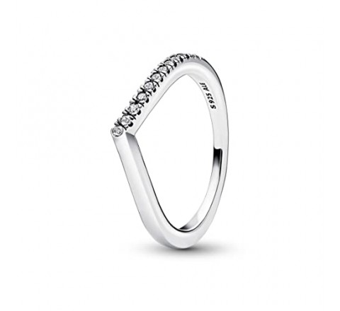 ANILLO PANDORA PLATA DESEO MITAD CIRCONITA N?14 192394C01-54