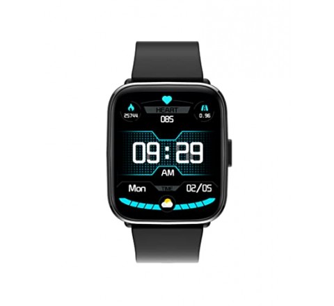RELOJ RADIANT SMART CAJA CUADRADA SILICONA NEGRA RAS10601