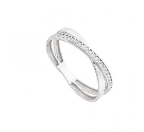 ANILLO ORO BLANCO DIAMANTES 1,00 ITEMPORALITY GRN-101-023-14