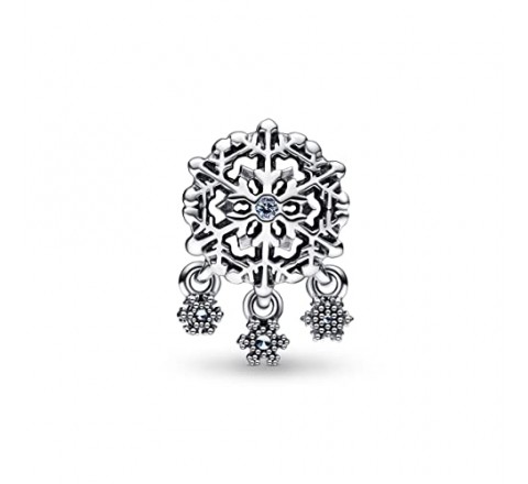 CHARM PANDORA PLATA GOTA COPO DE NIEVE 792367C01