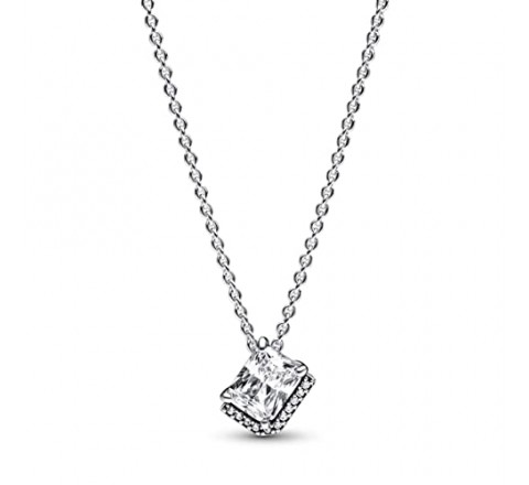 GARGANTILLA PANDORA PLATA CIRCONITA RECTANGULAR 392388C01-45