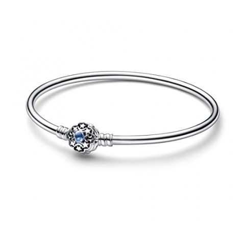 PULSERA PANDORA PLATA RIGIDA JASMINE ALADDIN 592342C01-21