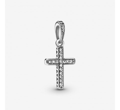 COLGANTE CHARMS PANDORA PLATA CRUZ CIRCONITAS 397571CZ