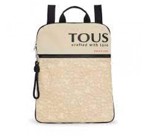 MOCHILA TOUS PLANA KM EVOLUTION NY BEIGE 2001789101