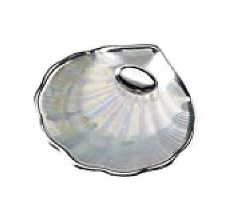 CONCHA BAUTISMO NACARADA CON OVALO PARA GRABAR 7/415