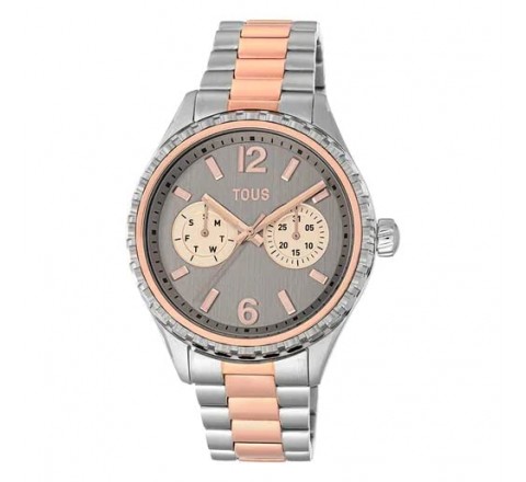 RELOJ TOUS CAJA Y ARMIS BICOLOR ROSADO 200351034