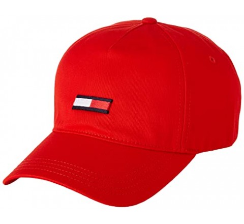GORRA TOMMY HILFIGER ROJA CON LOGO AW0AW12626 XNL