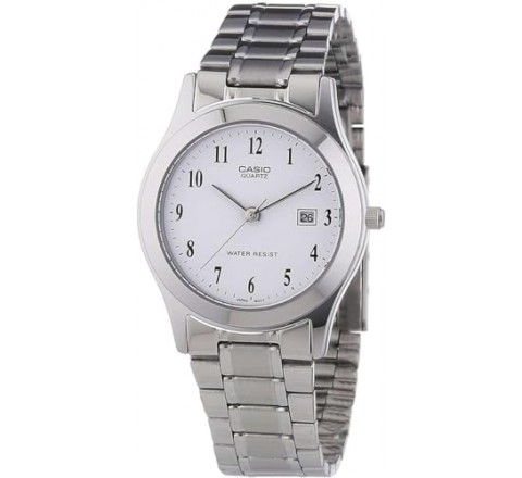 RELOJ CASIO MUJER ACERO ESF BLANCA ANALOG LTP-141PA-7BEG