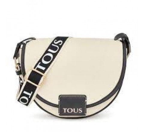 BANDOLERA M TOUS T HALFMOON BEIGE-NEGRO 2001786801 295901537