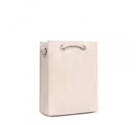 MINI BOLSO TOUS 195890546 DORP BLANCO-NEGRO