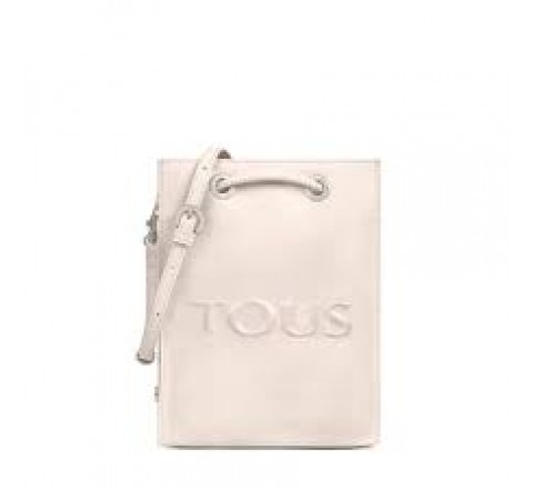 MINI BOLSO TOUS 195890546 DORP BLANCO-NEGRO