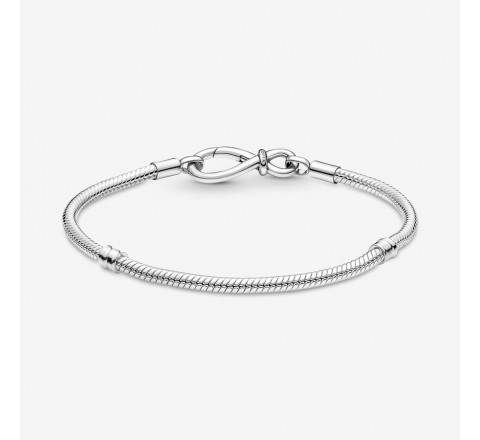PULSERA PANDORA 590792C00-19 CADENA SERPIENTE NUDO INFINITO