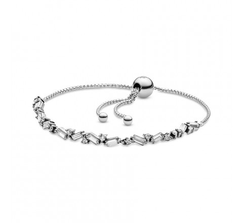 PULSERA PANDORA 597558CZ-1 PLATA CIRCONITAS BLANCAS