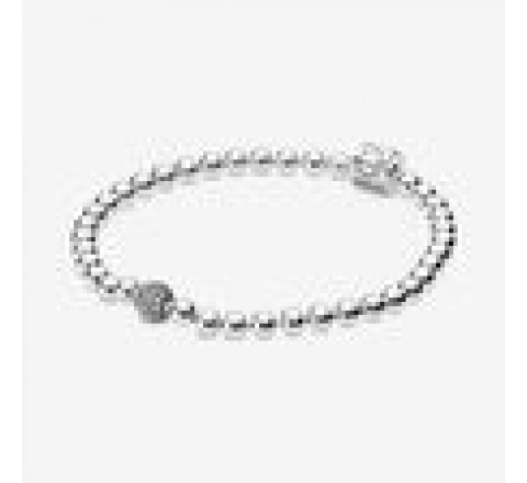 PULSERA PANDORA PLATA BOLITAS Y CIRCONITAS 598342CZ-21