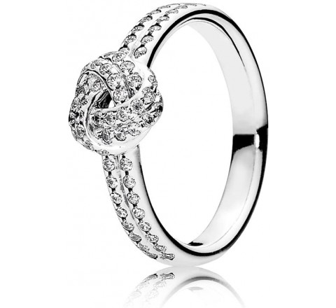 Anillo Pandora Brillante Nudo de Amor 190997CZ 54