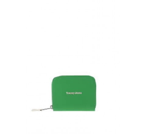 BILLETERA TOMMY HILFIGER VERDE LOGO BLANCO AW0AW14562 LY3