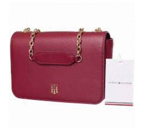 BOLSO BANDOLERA TOMMY HILFIGER BURDEOS AW0AW13172 XJS