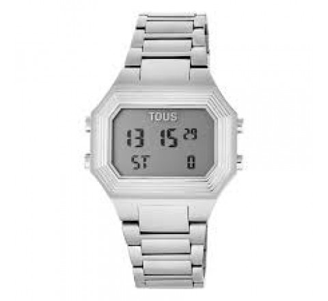 RELOJ TOUS CAJA Y ARMIS ACERO DIGITAL RECTANGULAR 200351027