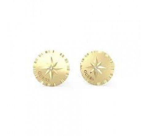 PENDIENTES GUESS ACERO DORADO REDONDO JUBE02206JWYGT-U