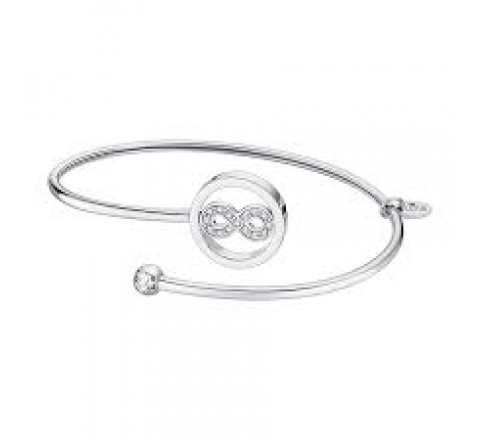 PULSERA LOTUS ACERO RIGIDA INFINITO CIRCONITAS LS2169/2/4