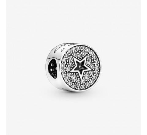 CHARMS PANDORA 790793C01 ENHORABENA ESTRELLAS Y PAVE