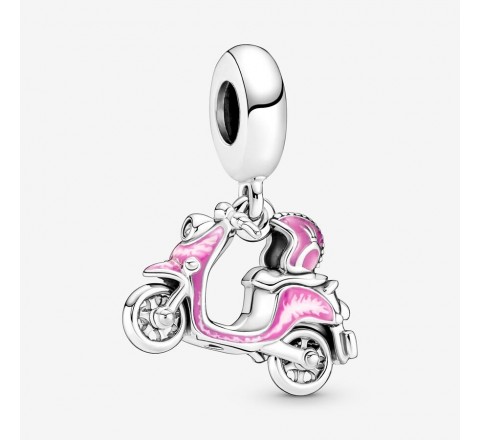 CHARMS PANDORA 791057C01 MOTO SCOOTER ROSA