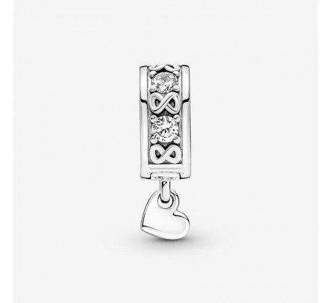 CHARMS PANDORA 791151C01 CLIPS FAMILIA SIEMPRE EN PAVE