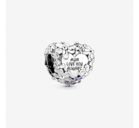 CHARMS PANDORA 791155C01 CORAZON MARGARITA MAMA