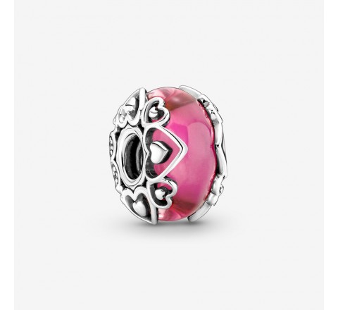 CHARMS PANDORA 791159C00 CRISTAL DE MURANO ROSA DECLARA AMOR