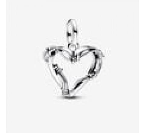 CHARM PANDORA MEDALLON CORAZON DE ALAMBRE 793449C00