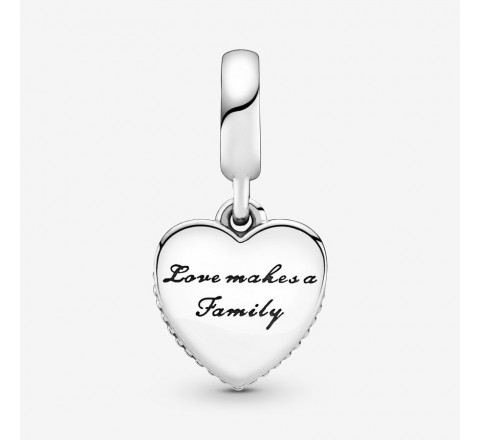 CHARM PANDORA PLATA CORAZON FAMILY 796459EN28