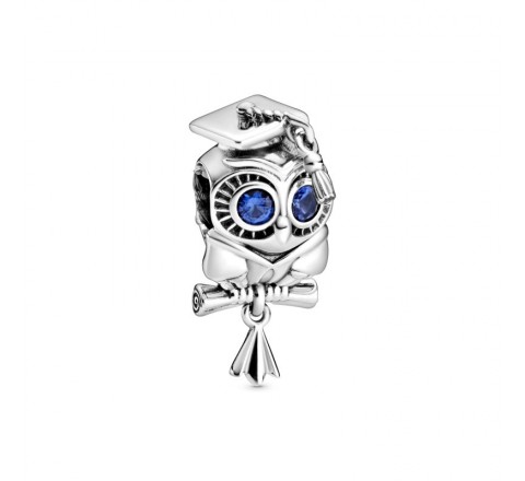 CHARMS PANDORA 798907C01 PLATA BUHO GRADUACION