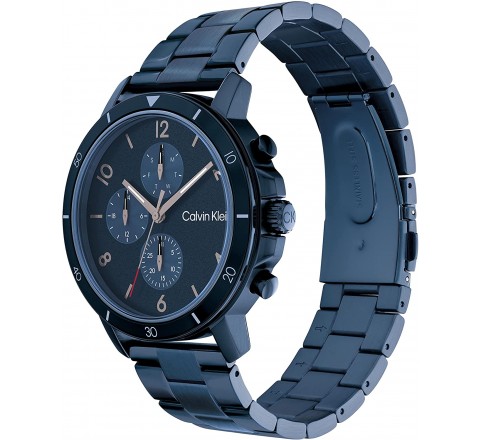 RELOJ CALVIN KLEIN CROMADO AZUL 25200068